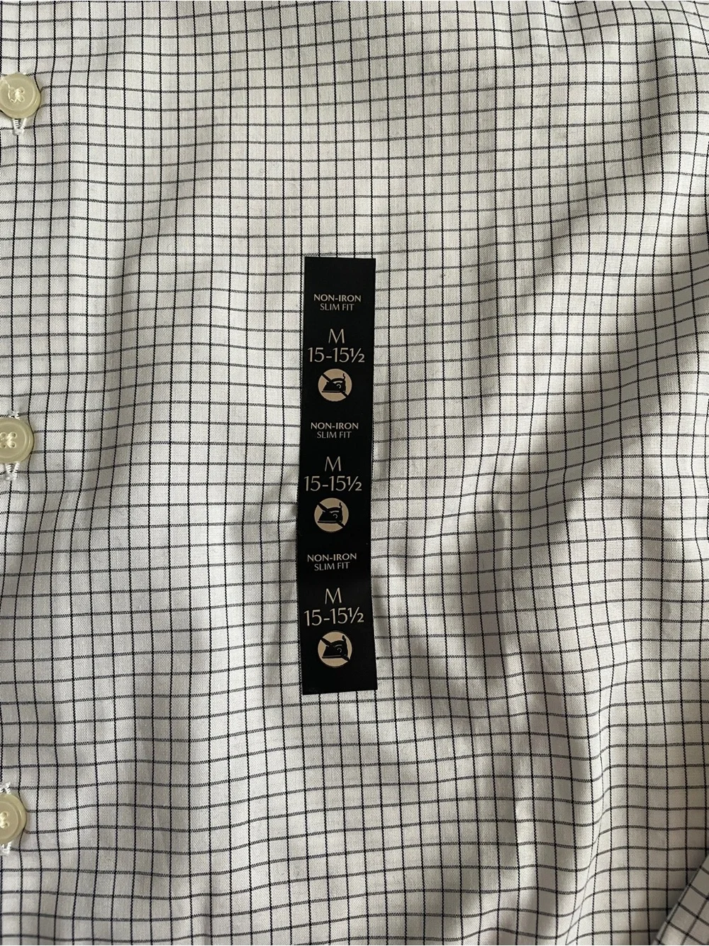 Banana Republic untucked fit Checked Dress Shirt New M